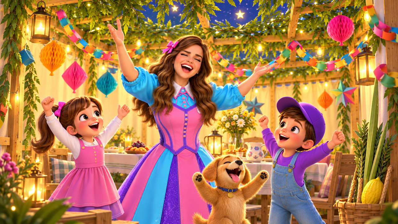 מה קורה כשמיס אילה נכנסת לסוכה ומתחילה לשיר? 🌿🎤👀
